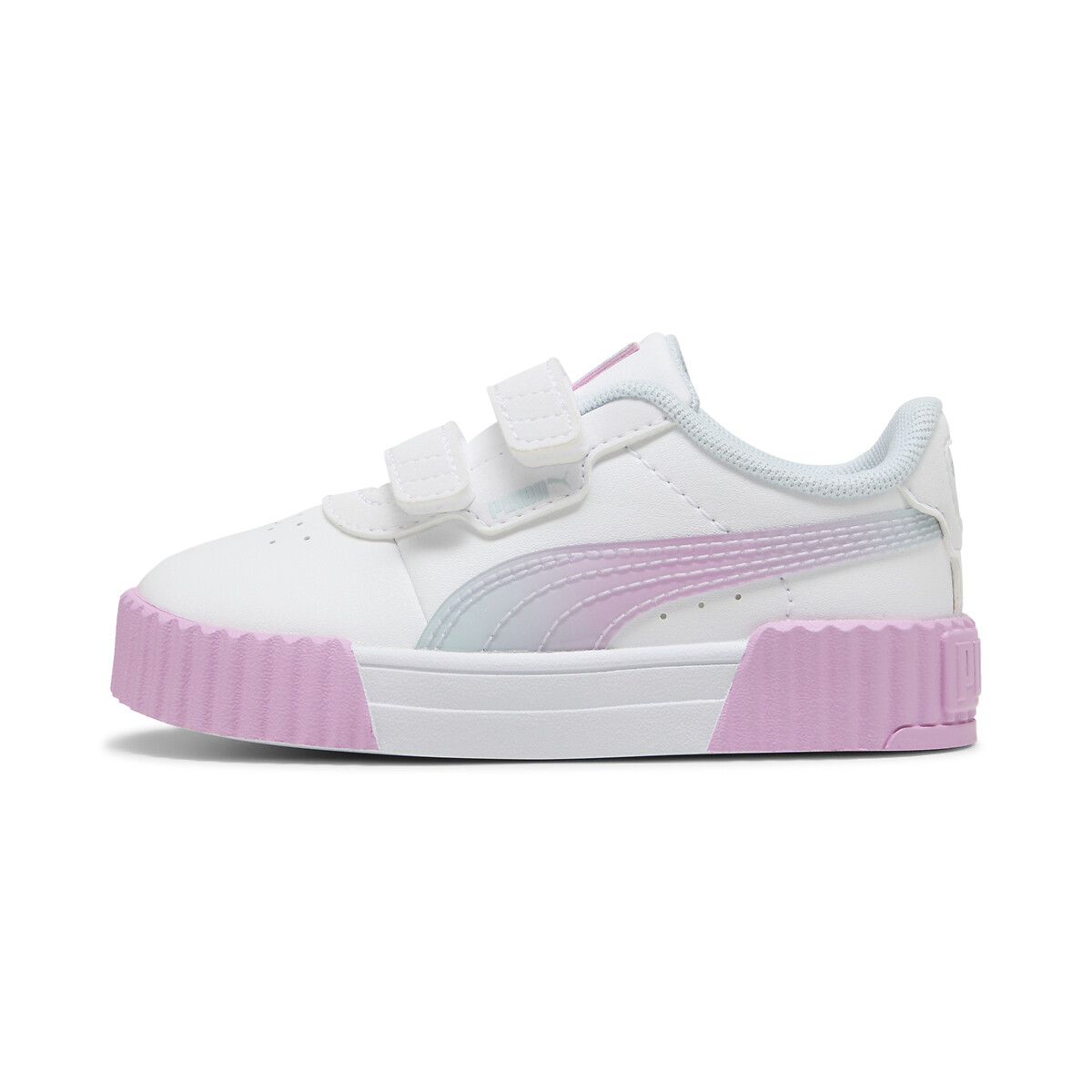 Baskets à scratch CARINA 3.0 FADED GLOW V blanc/rose irisé, PUMA