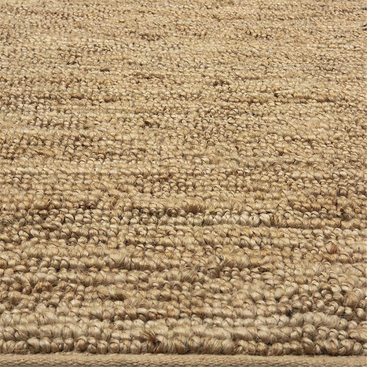 Tapis en jute tressé pour salon, Uni naturel, RECOLLECTION