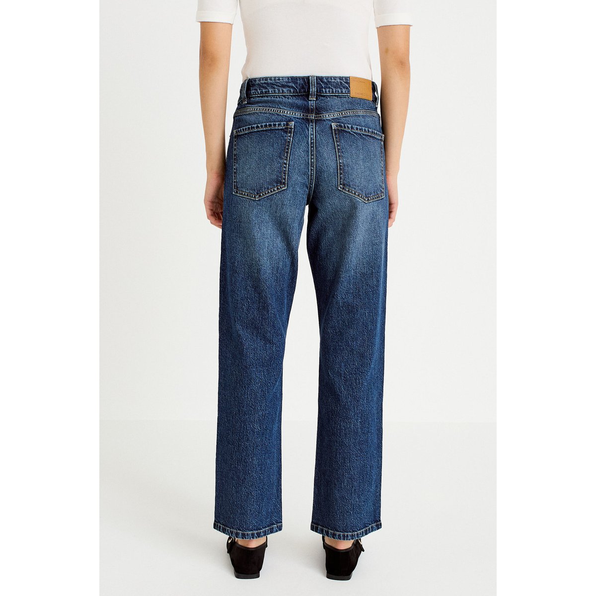 Jean droit taille standard bleu, CACHE CACHE