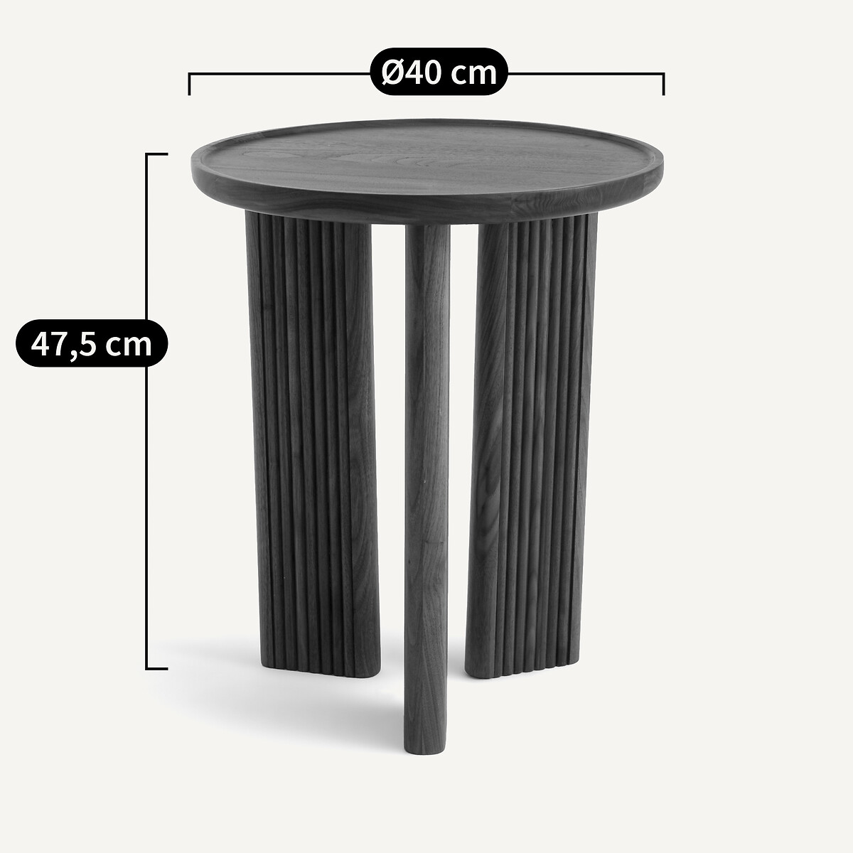 Diagil Round Walnut End Table walnut, AM.PM