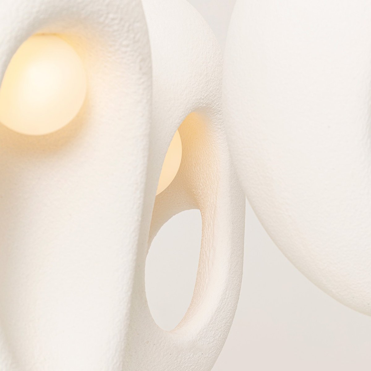 Suspension en plâtre, SOUL blanc, KARE DESIGN