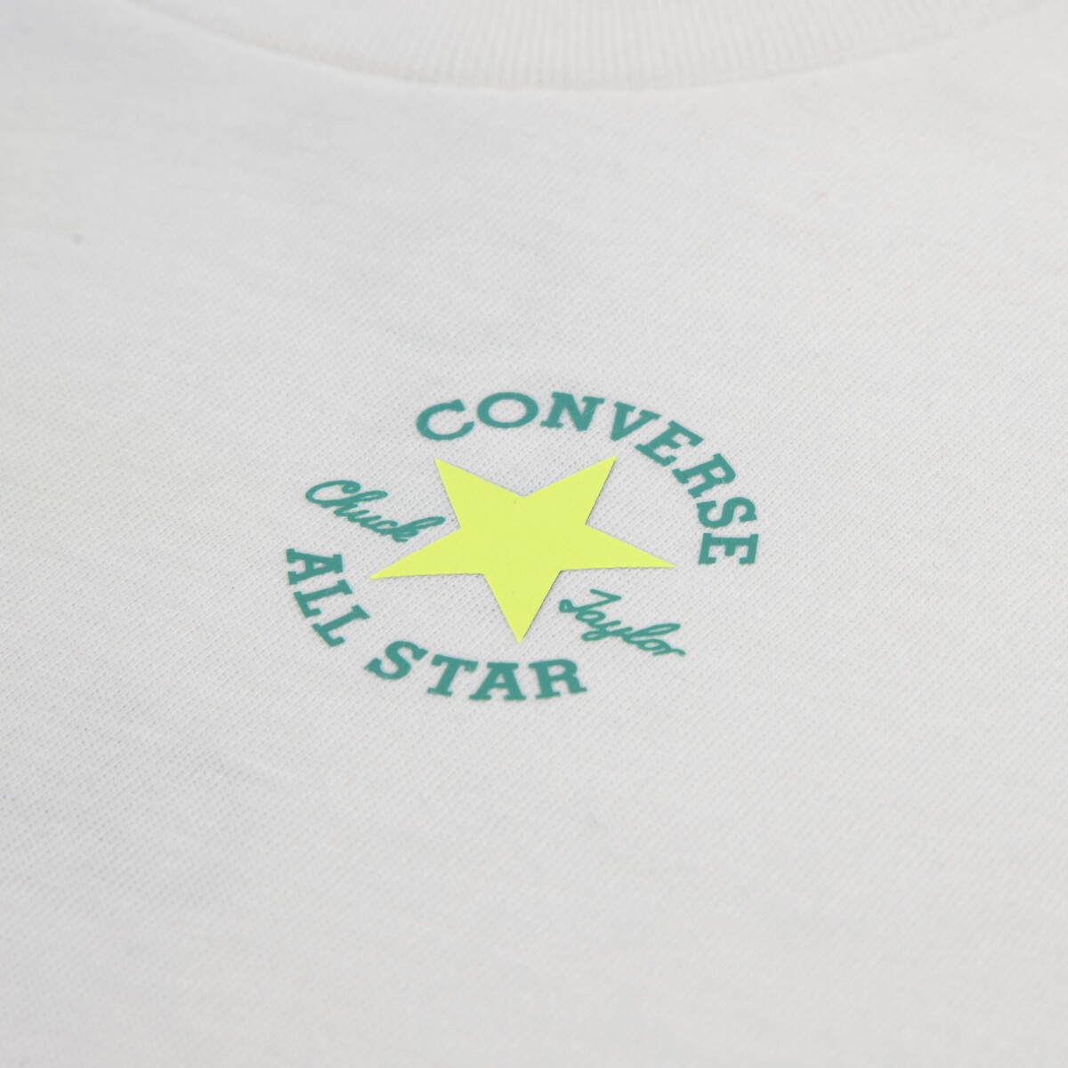 Conjunto camiseta y pantalón corto verde/blanco, CONVERSE