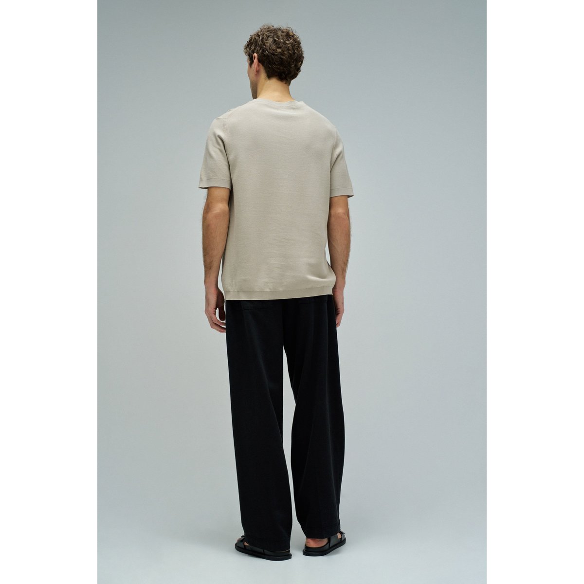 T-SHIRT EN MAILLE TRICOTÉE beige, SALSA JEANS