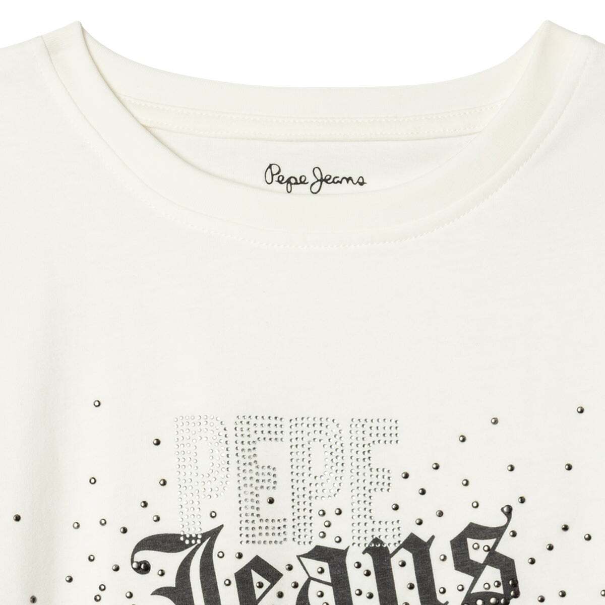 T-Shirt Imprimée Coupe Décontractée blanche mousse, PEPE JEANS