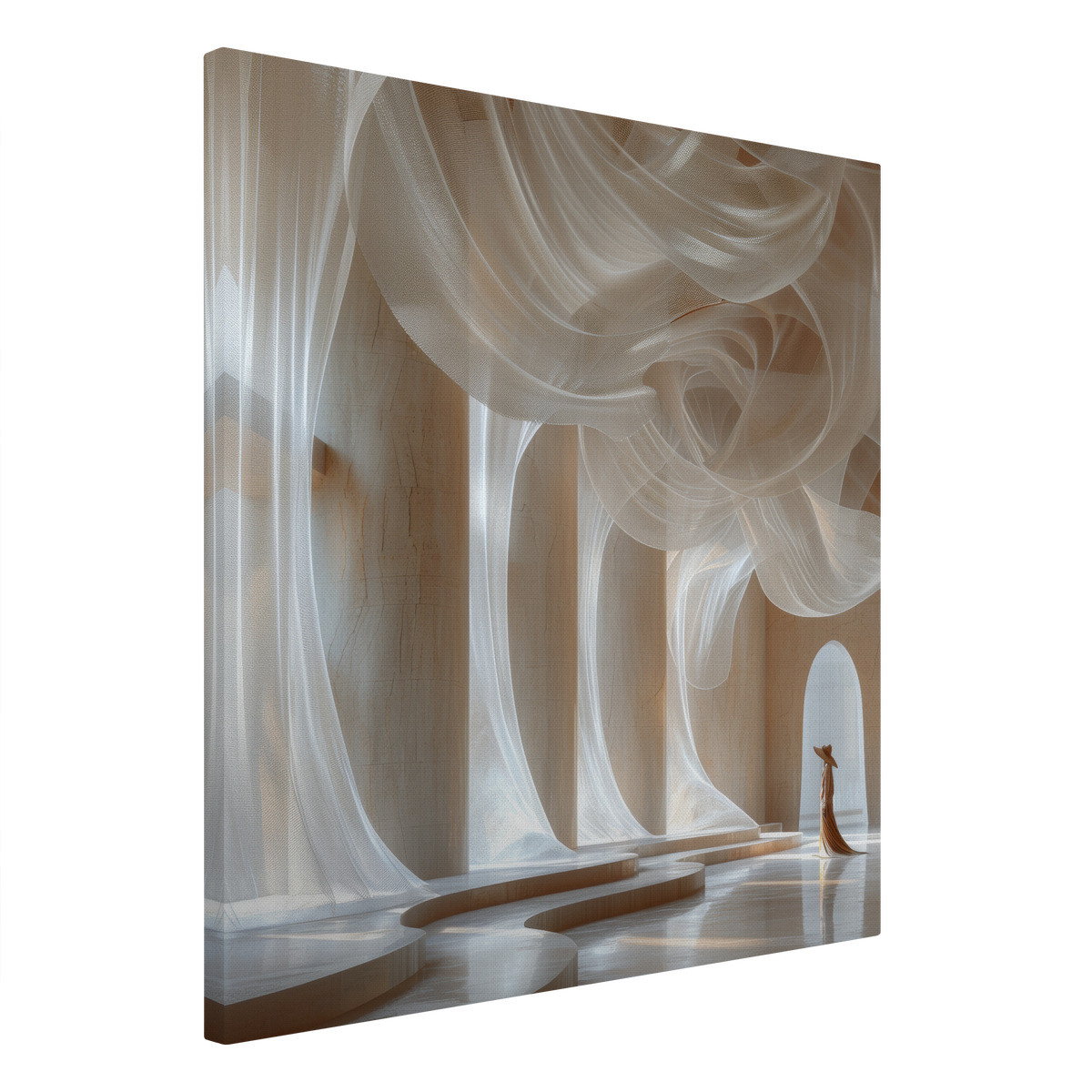 Tableau Sur Toile Palais Des Rêves ABSTRAIT tableaux sur toile-beige, CEANOTHE