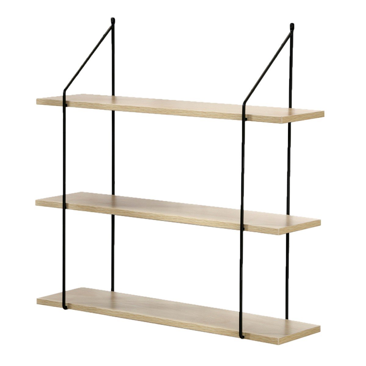 Étagère Murale 3 Niveaux décor Bois L60 cm bois, CALICOSY