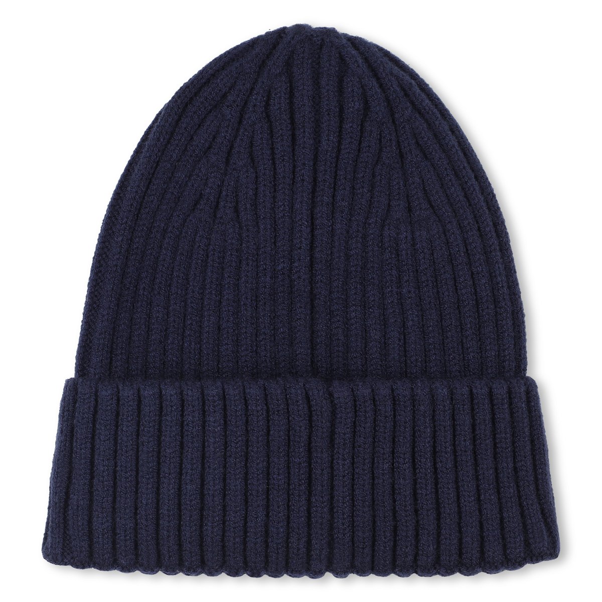 Chapeau écusson tricoté avec logo indigo blue, TIMBERLAND
