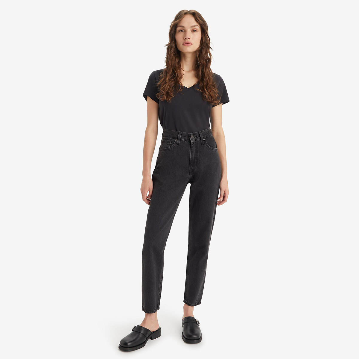 80's Mom Jeans black stonewash, LEVI'S