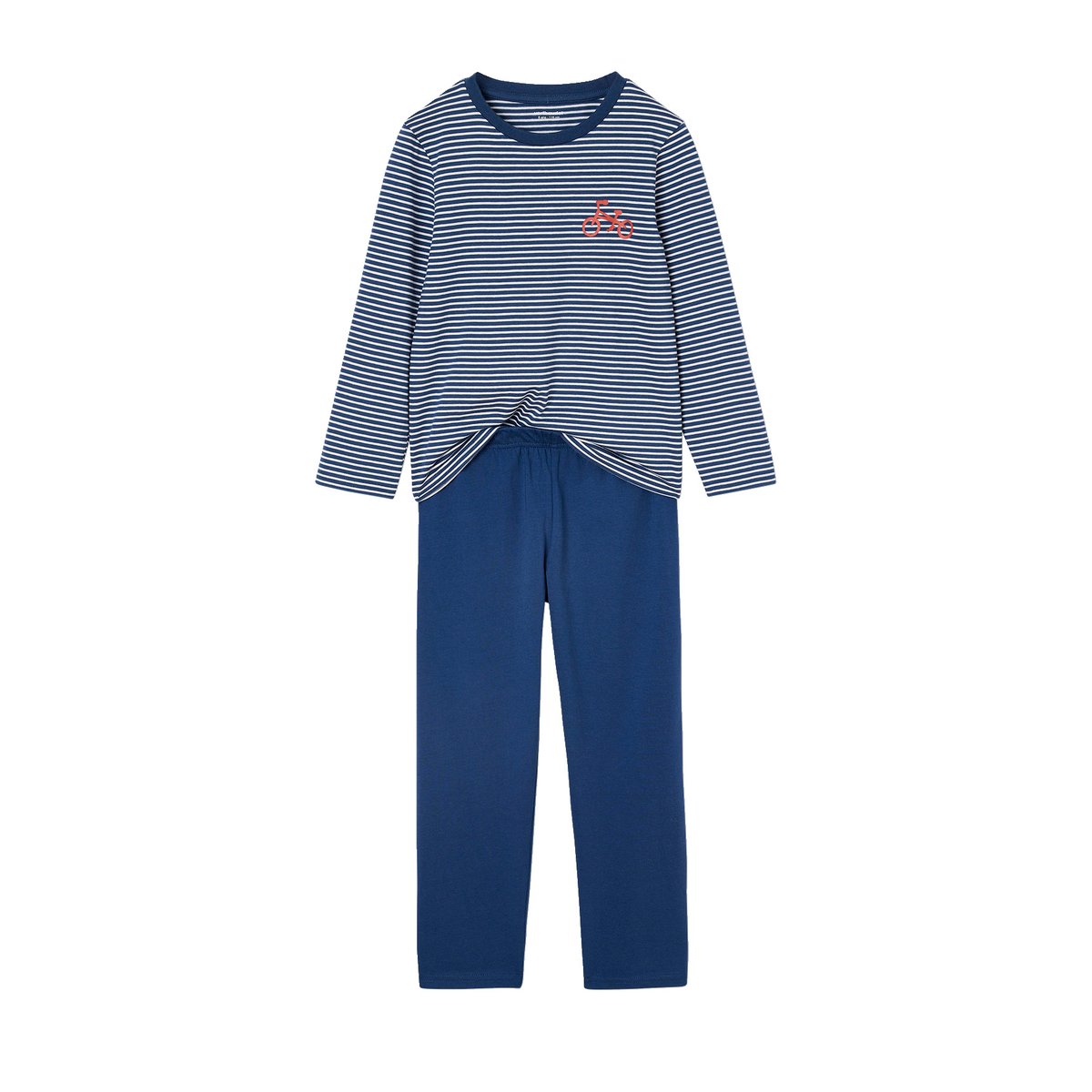 Lot de 3 Pyjamas Vélo Garçon bleu océan, VERTBAUDET