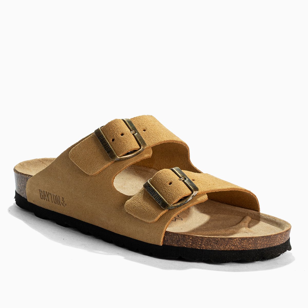 Sandales en cuir ATLAS camel, BAYTON