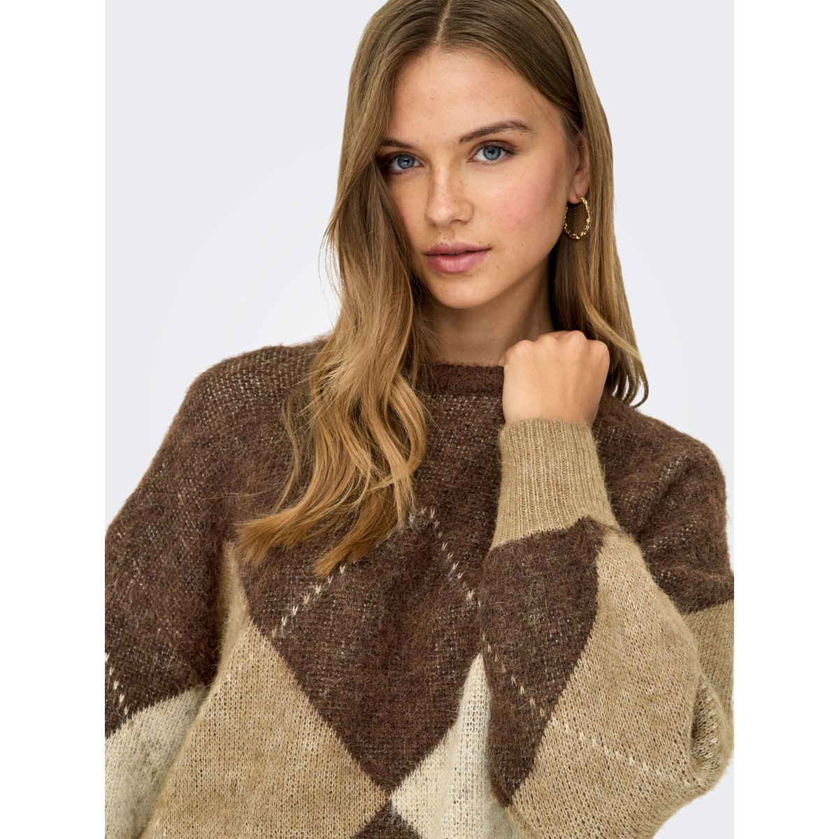 Pull En Maille chestnut, ONLY