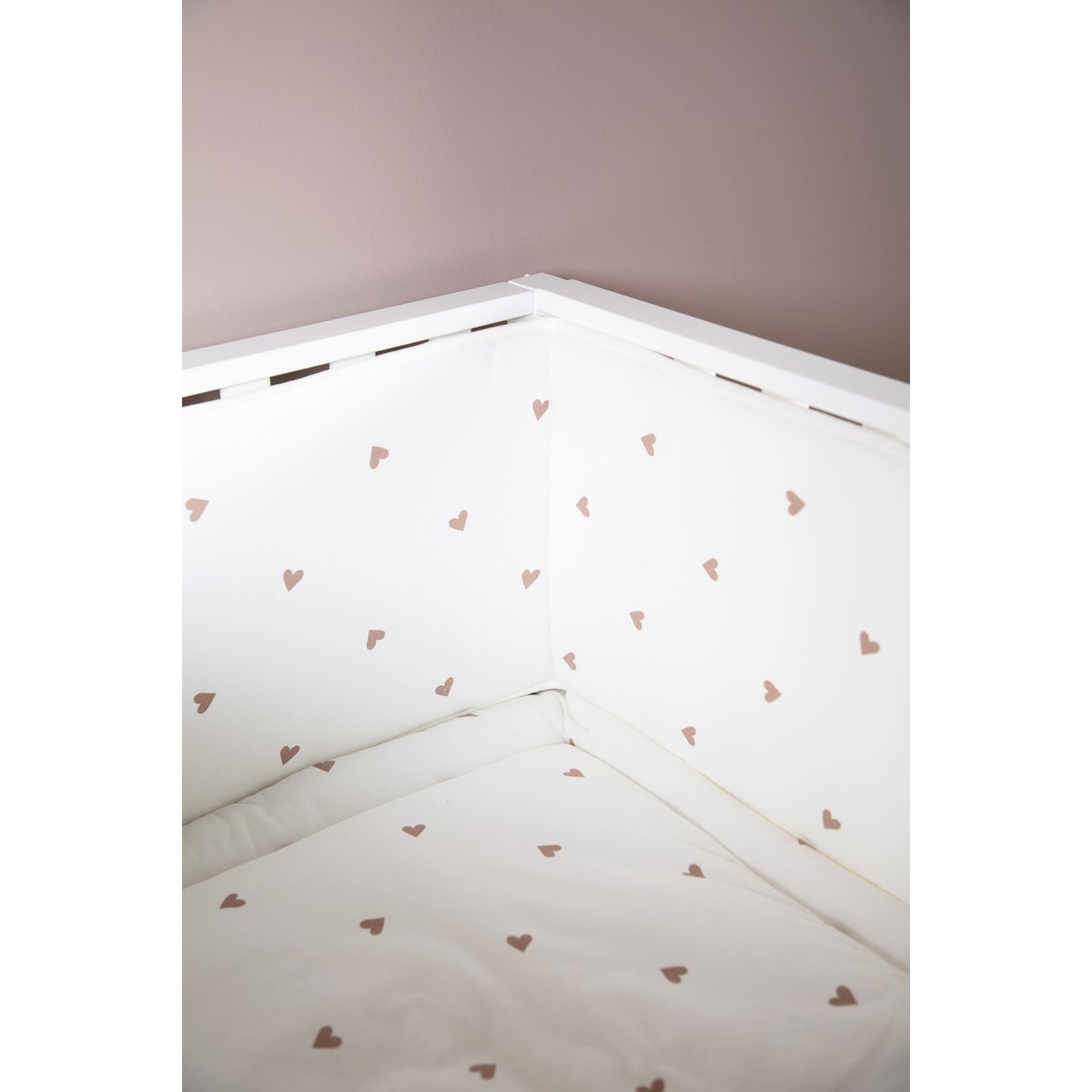 Tapis de parc réversible 75x95 cm cœurs, CHILDHOME
