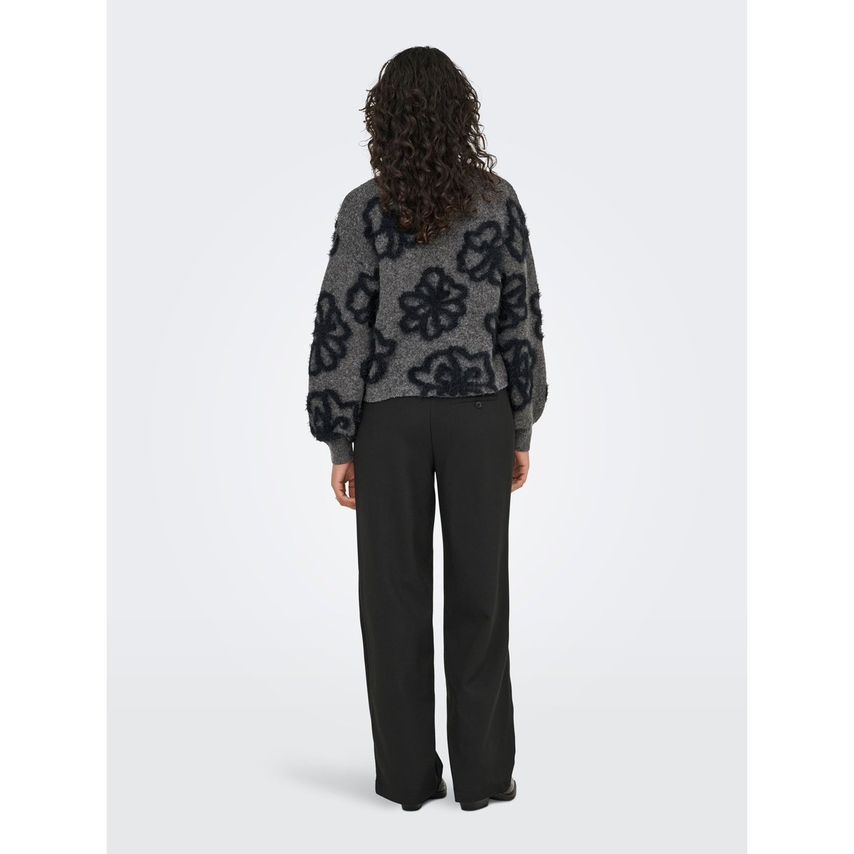 Pull En Maille dark grey melange, ONLY