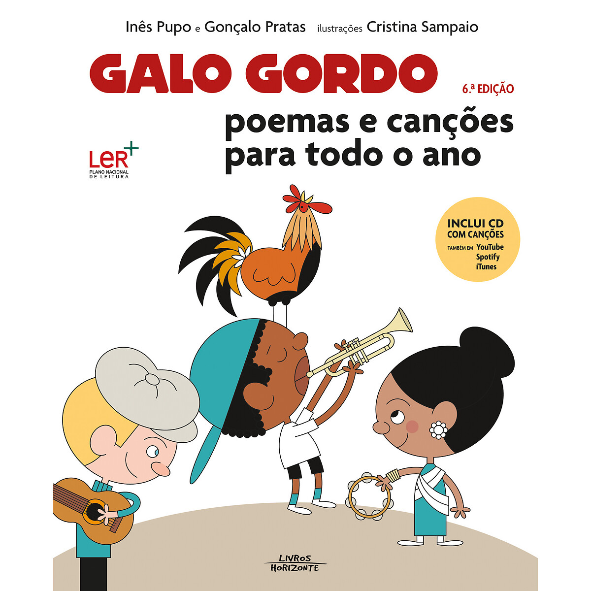 Livro Galo Gordo – Poemas e canções para todo o ano multicolor, LIVROS HORIZONTE