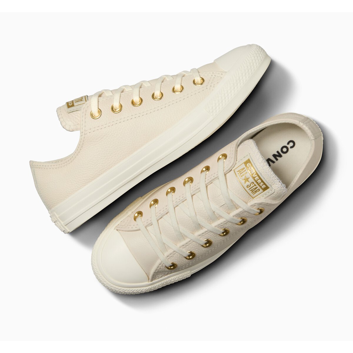Sneakers Chuck Taylor All Star Hi Mono Leather ecru, CONVERSE