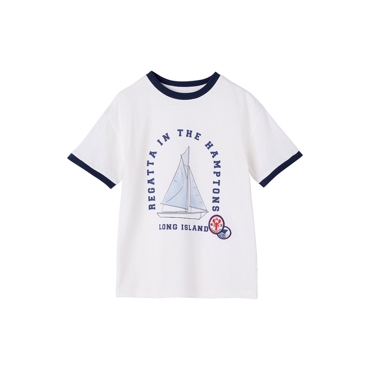 T-shirt manches courtes écru, VERTBAUDET