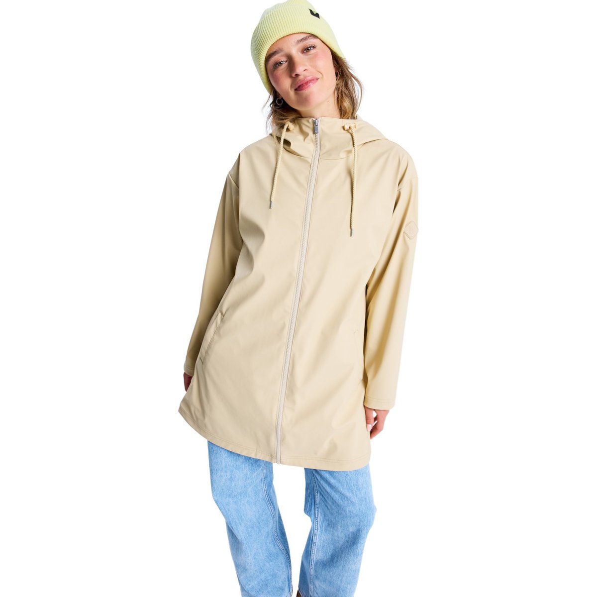 Veste imperméable RAINING AGAIN. beige pebble, ROXY