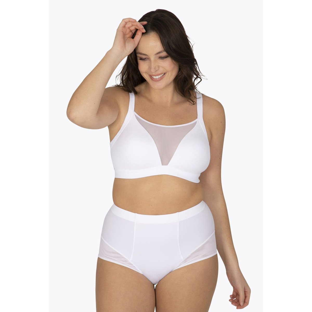 Soutien-gorge sans armatures ALLURE blanc, WELL