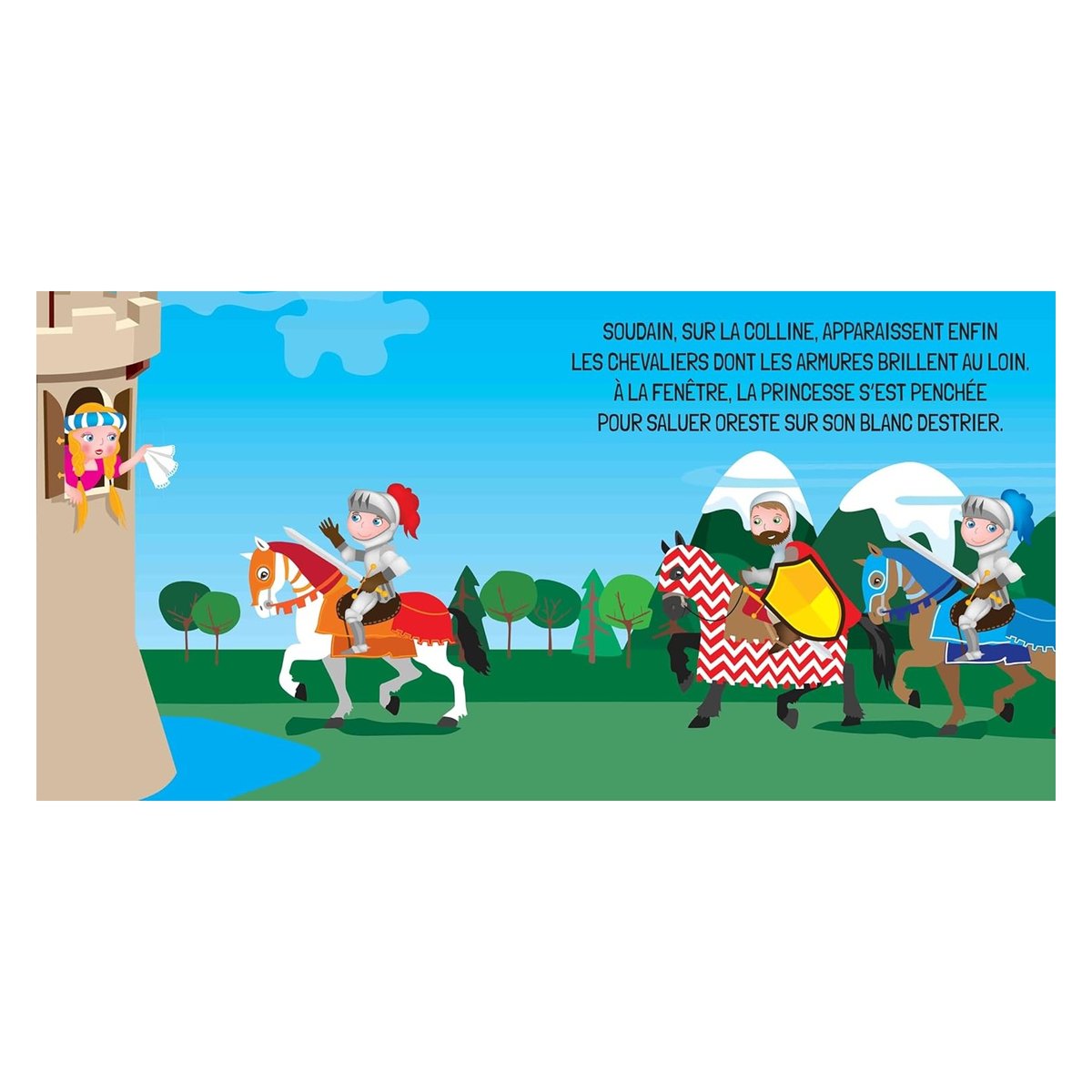Livre et puzzle Les chevaliers turquoise, SASSI JUNIOR