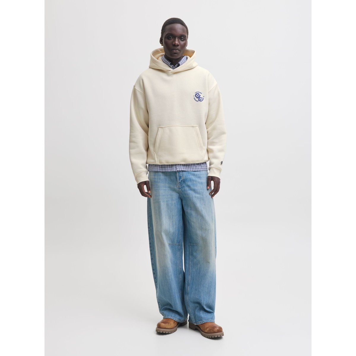 Sweat À Capuche antique white, JACK & JONES