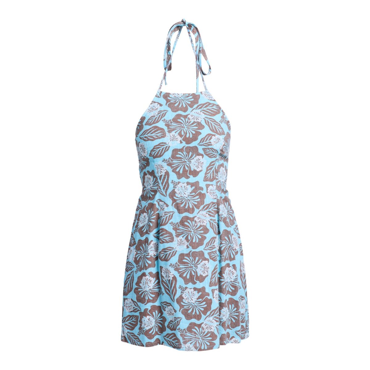Robe dos-nu AFTER GLOW MINI. marron brownie hibiscus hype, ROXY