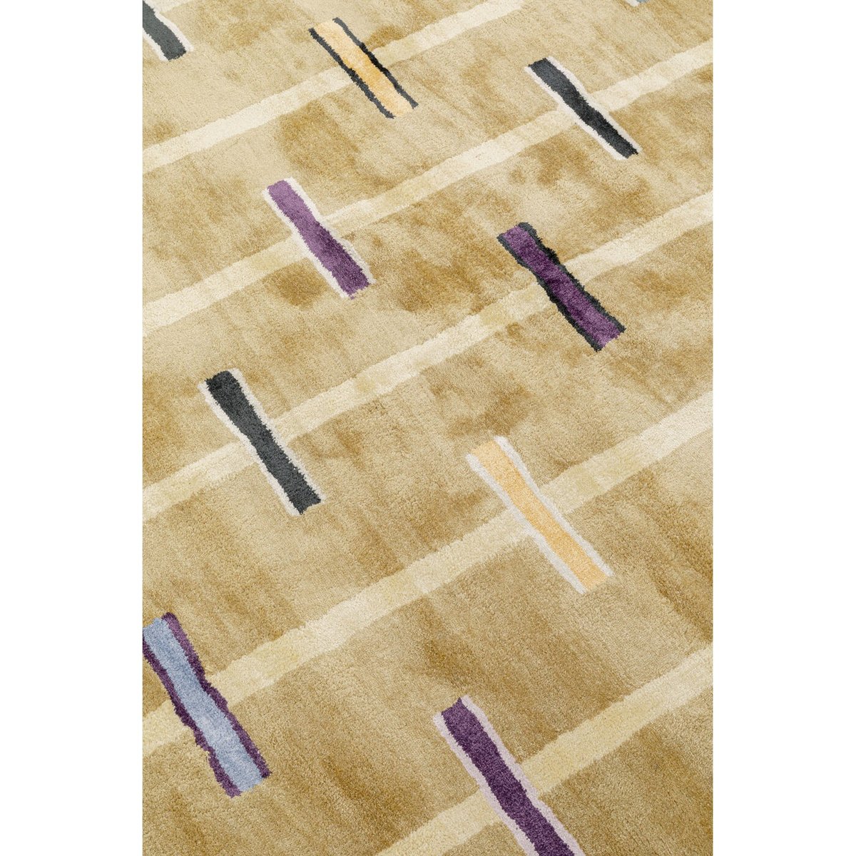 Tapis en viscose, MULTI BRICK multicolore, KARE DESIGN