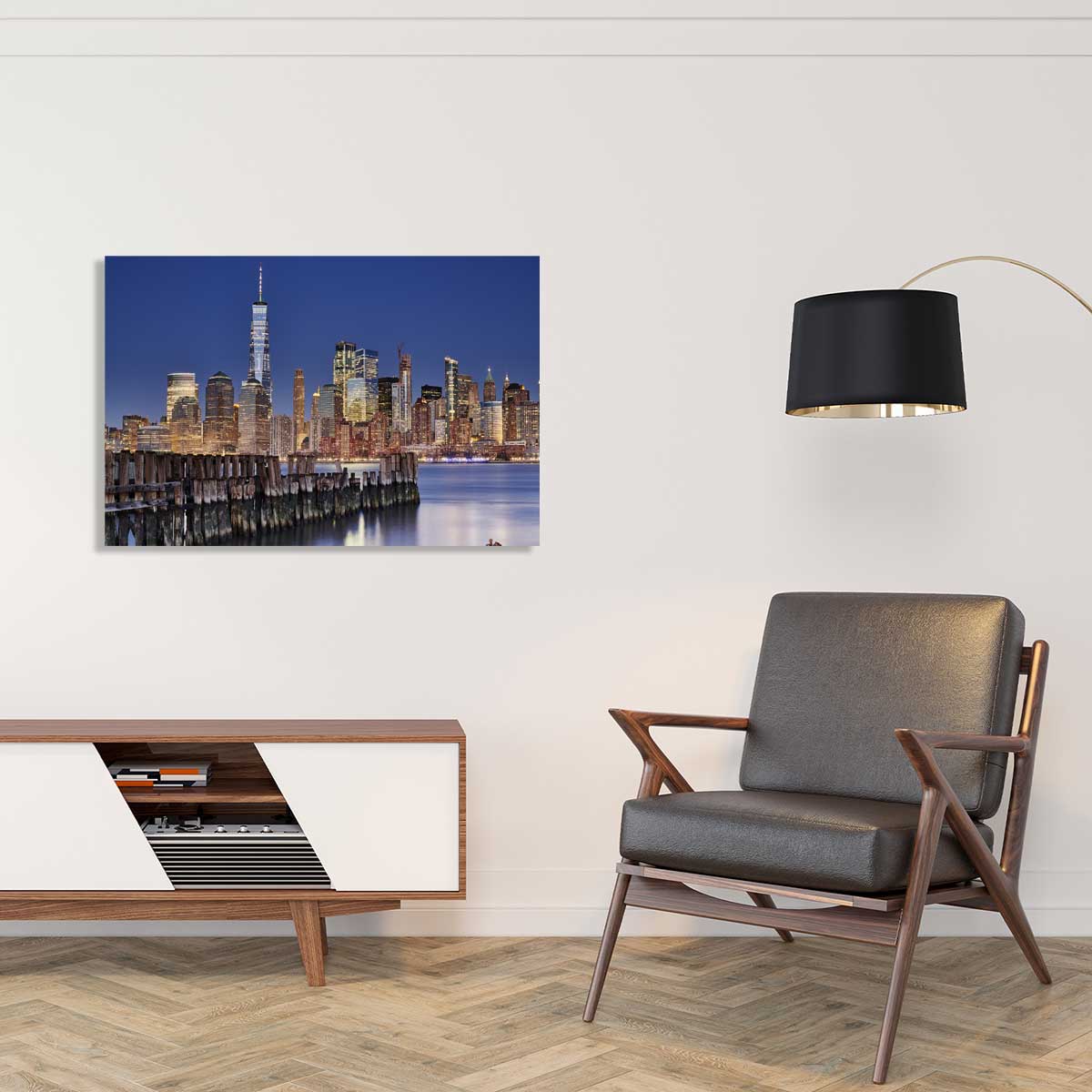 Tableau Manhattan skyline tableau alu dibond, HEXOA
