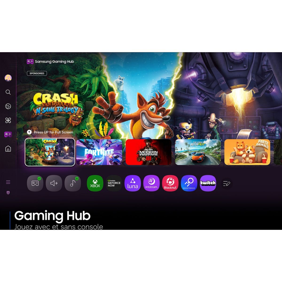 TV Mini LED TU85M80H (2026) 85" (214 cm) 4K - Smart TV avec IA couleur unique, SAMSUNG