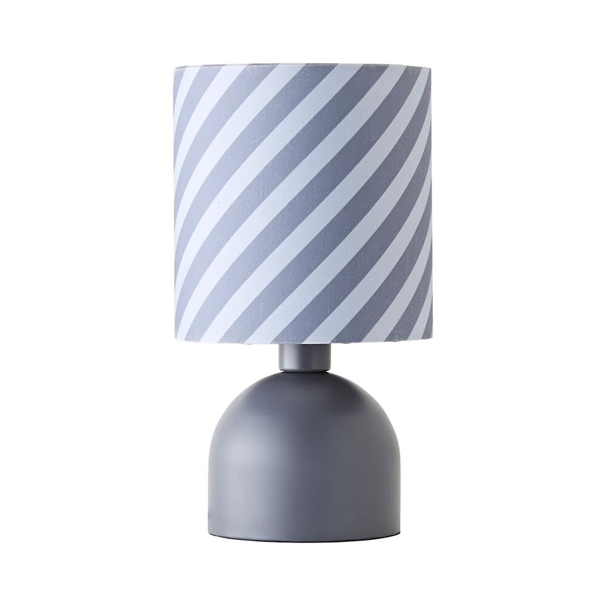 Meghan Table Lamp with Striped Shade in Teal teal, SO'HOME