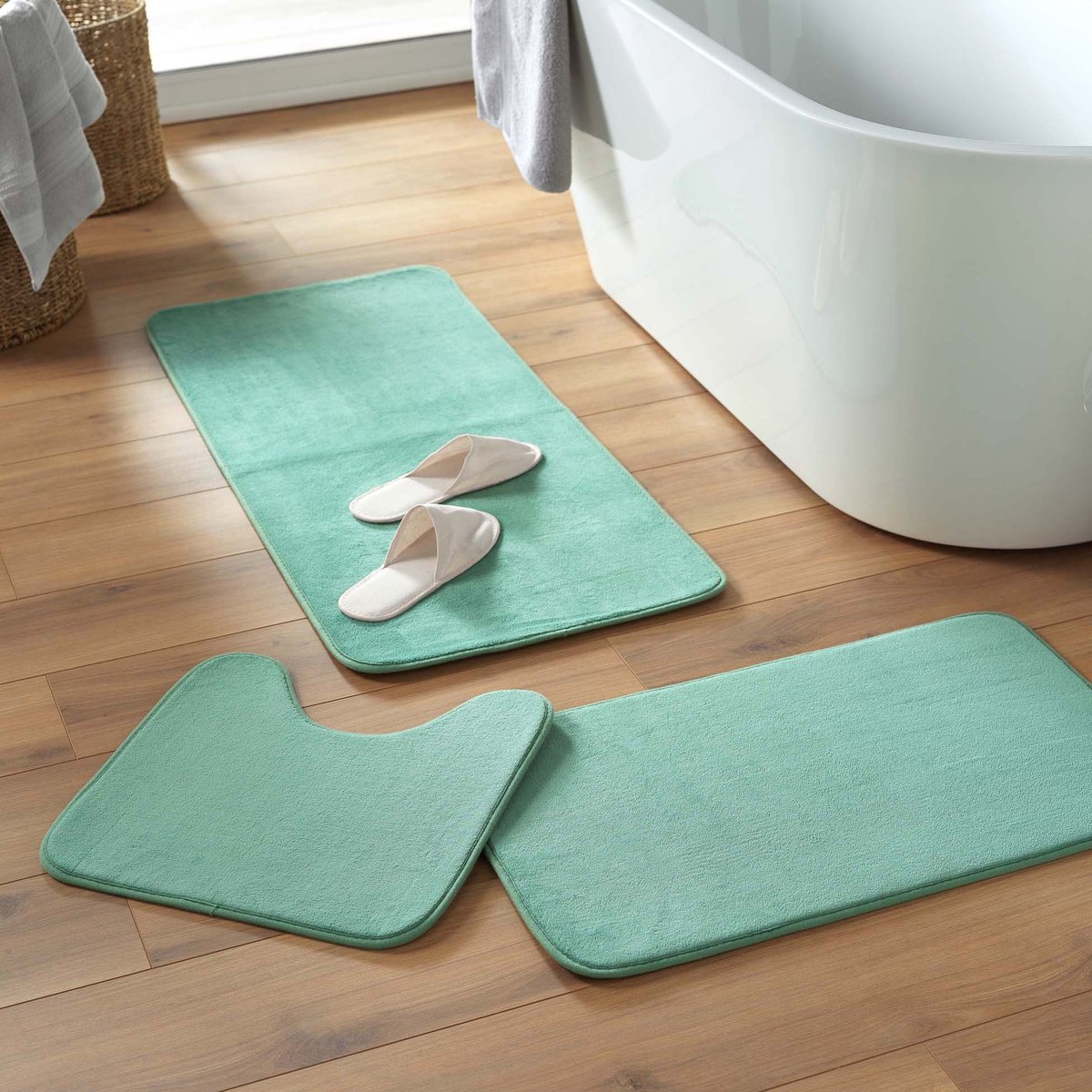 Tapis de bain Vitamine Unie vert, EDEN