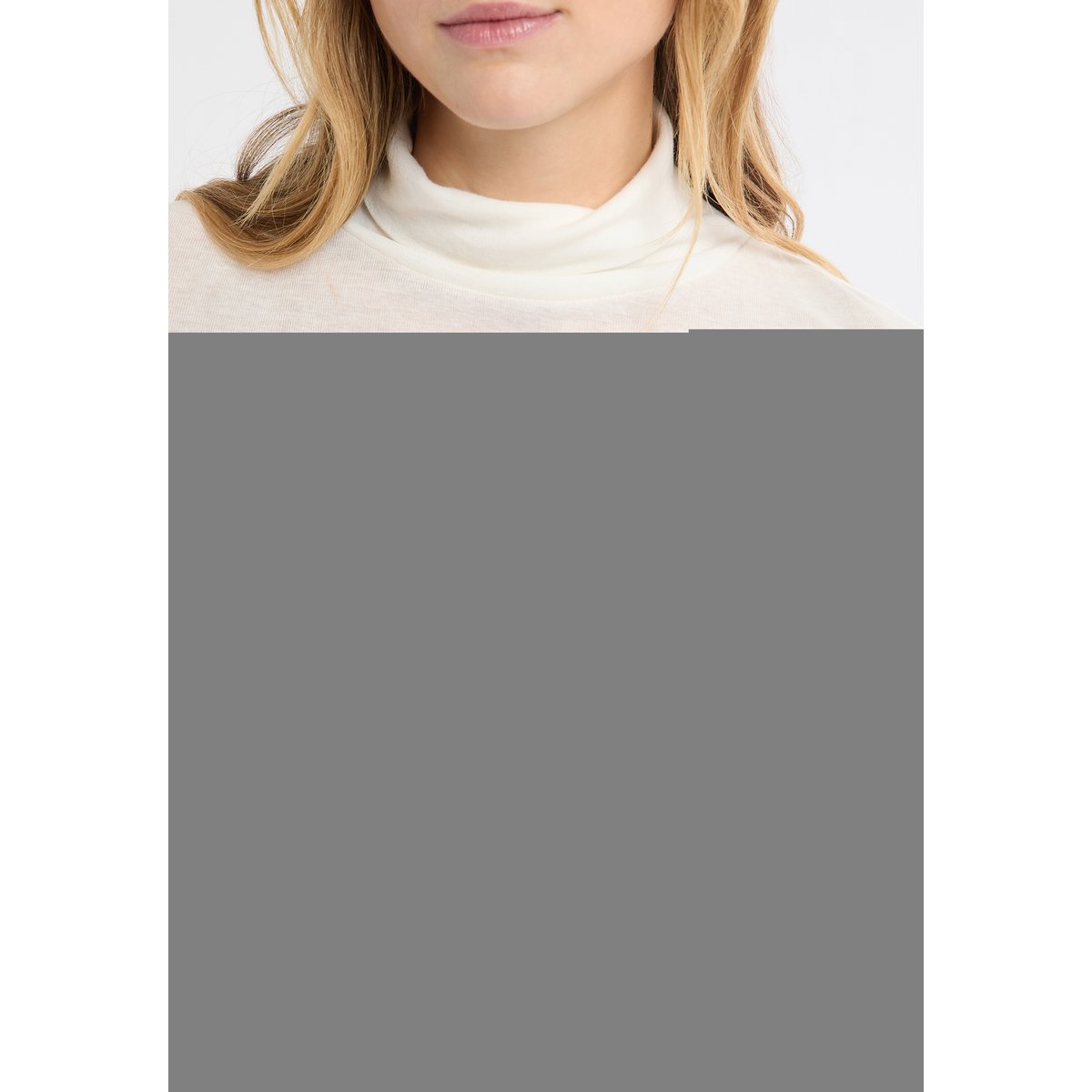 T-shirt thermique col roulé avec laine WARM WOOL ecru, ETAM