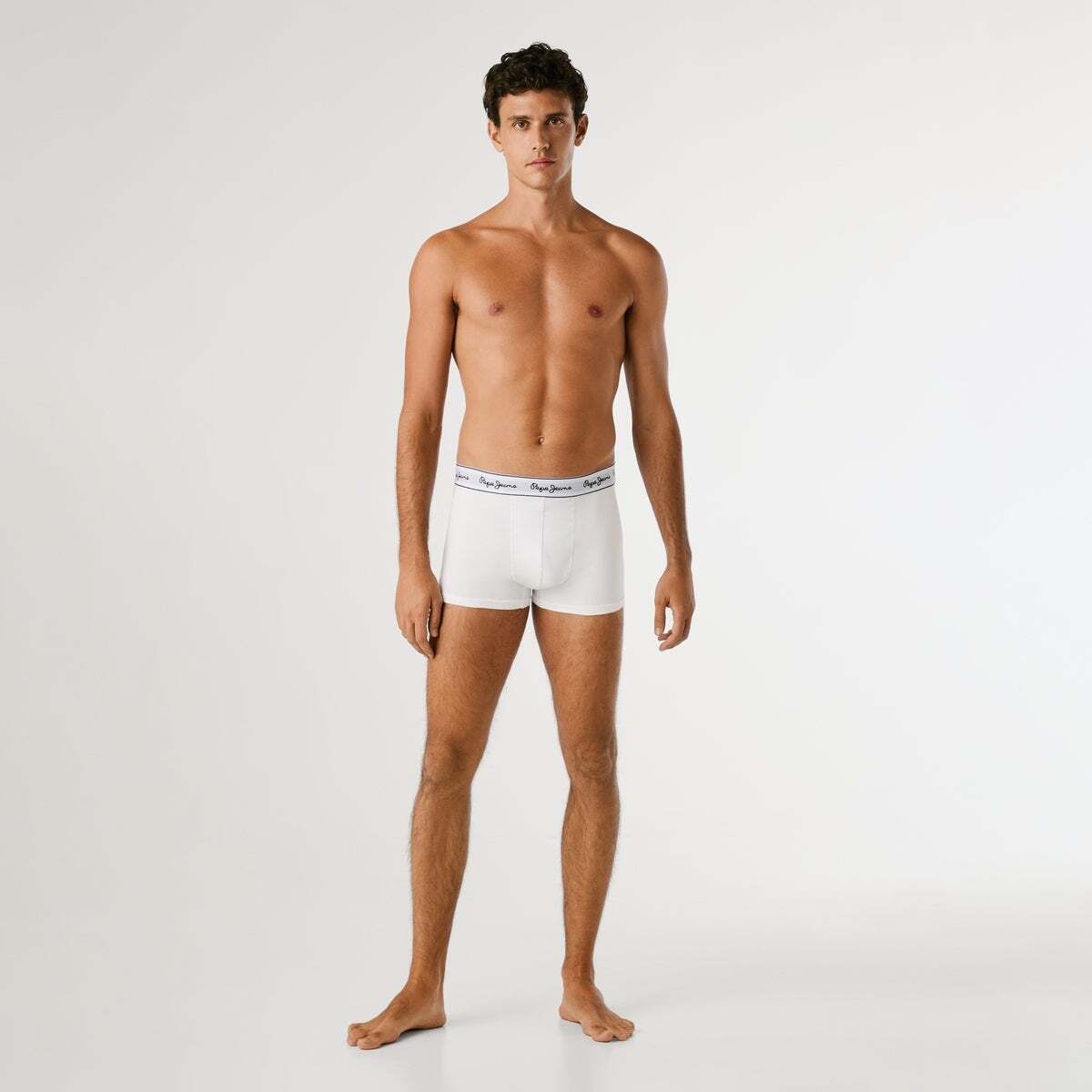 Lot De 3 Boxers En Coton Extensible blanc, PEPE JEANS