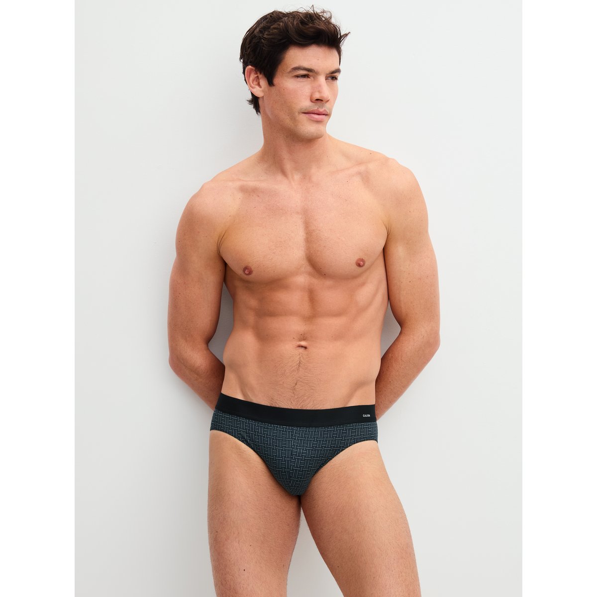 Culotte Coton COTTON CODE DESIGN noir, CALIDA