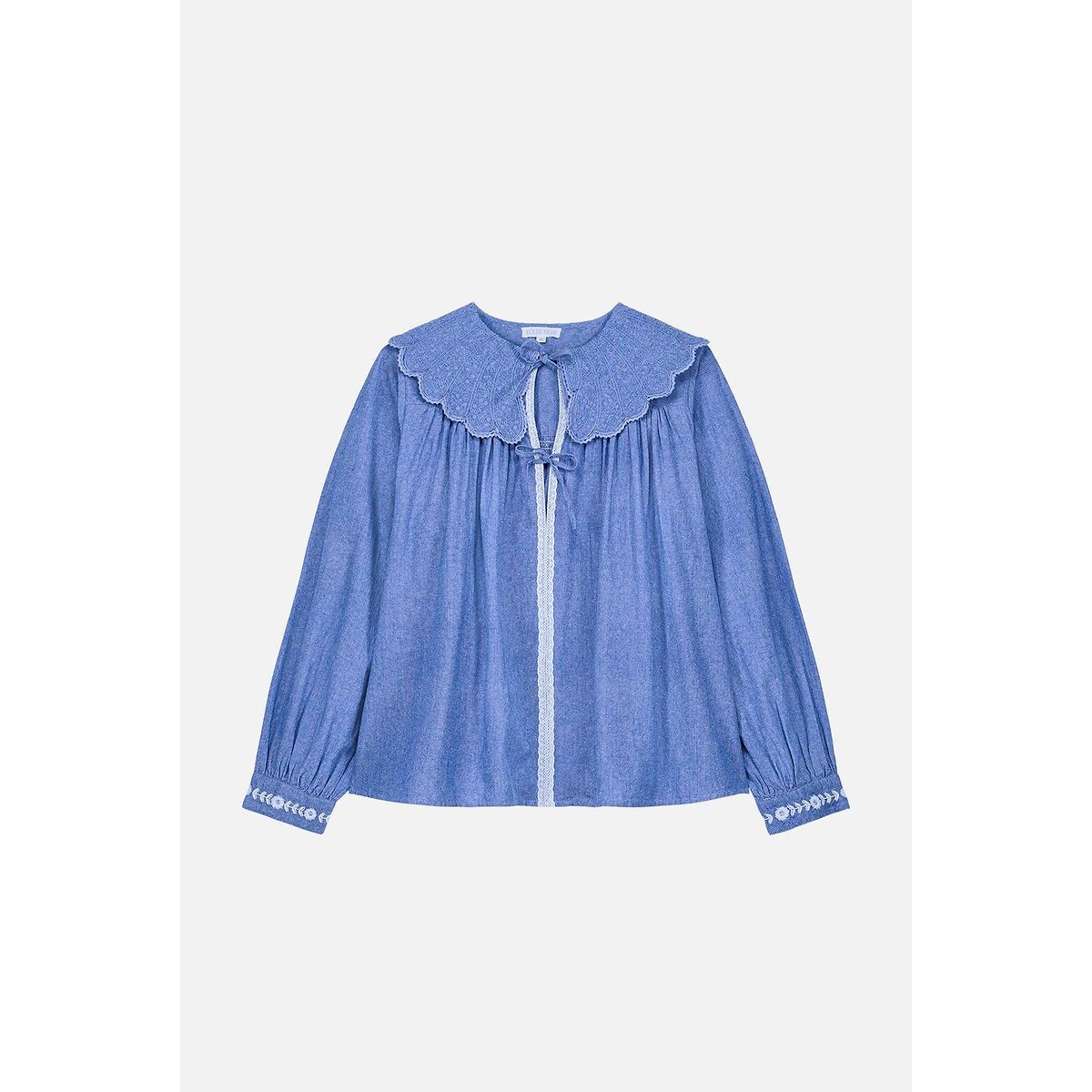 Hyacia Blouse with Peter Pan Collar 90001404, LOUISE MISHA