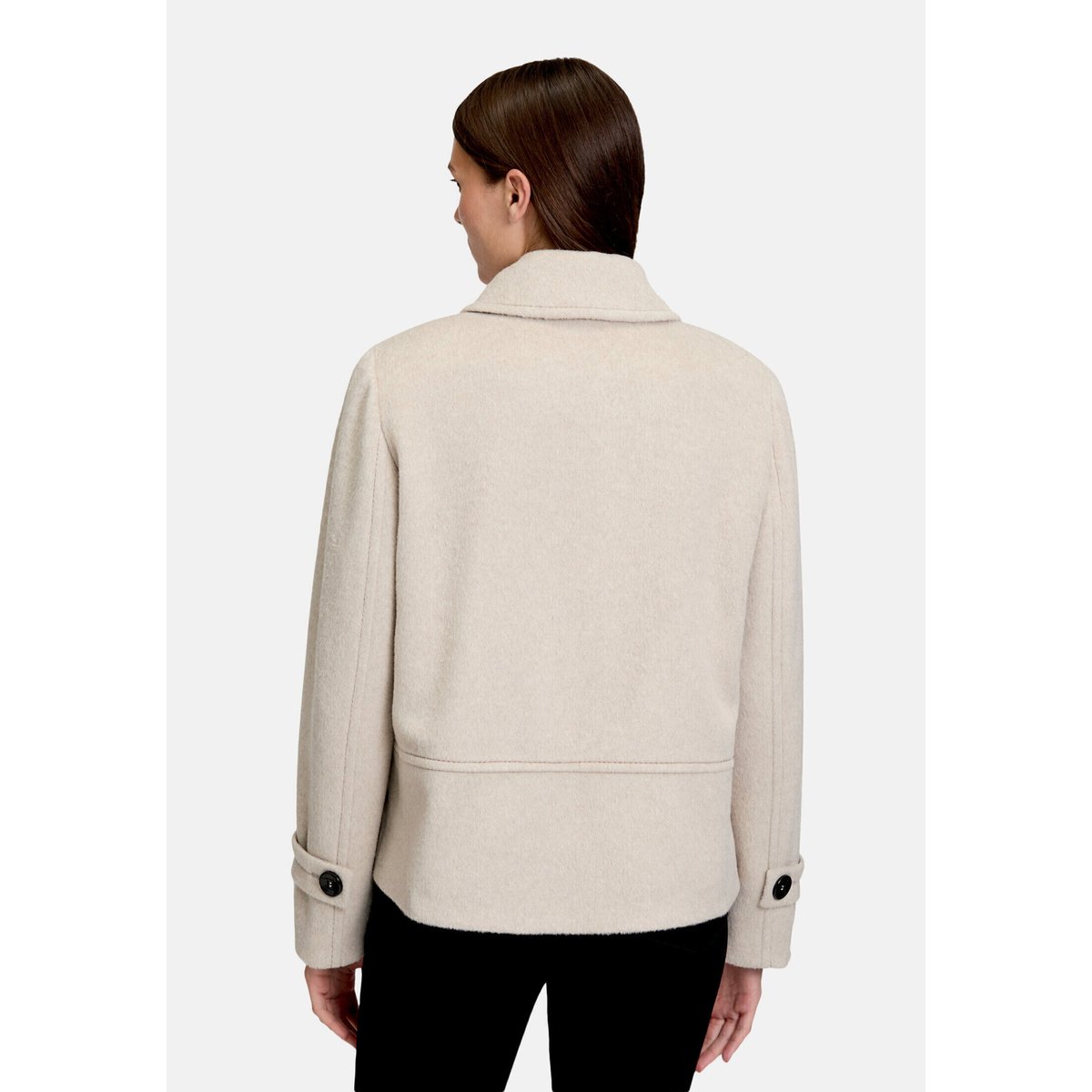 Veste en laine à col beige, GIL BRET