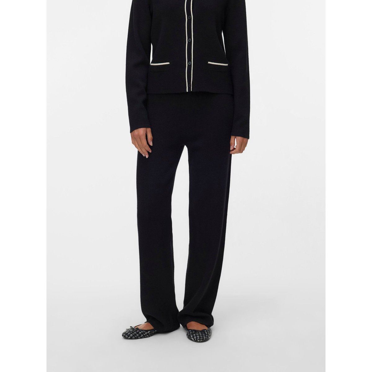 Pantalon En Maille noire - black, VERO MODA