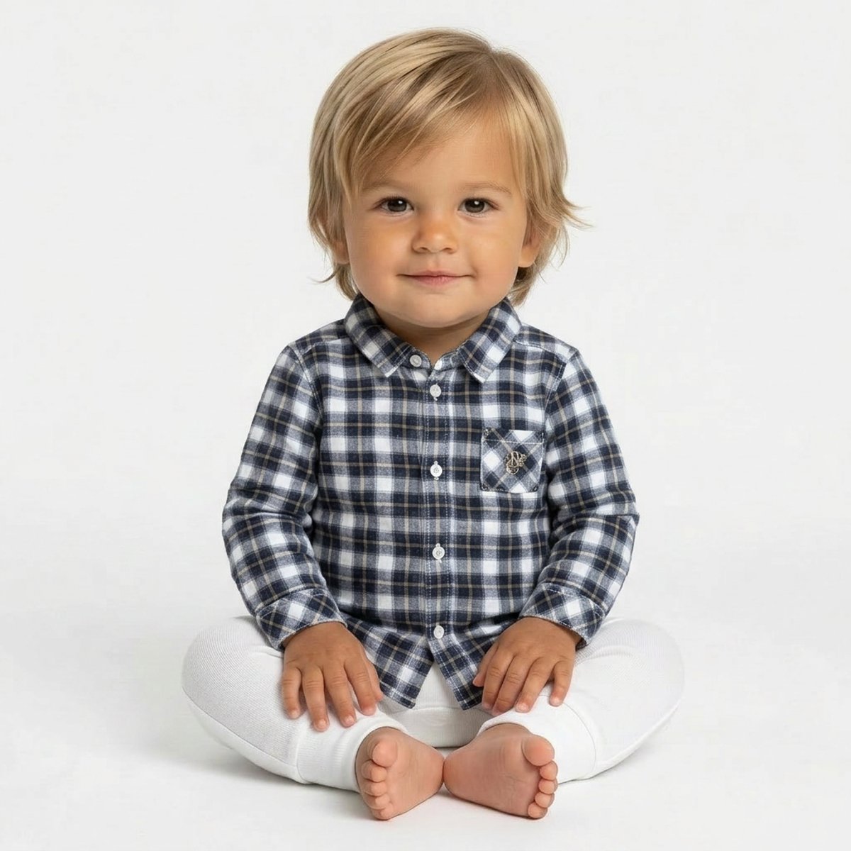 Chemise bébé - Très bon état gris, TARTINE ET CHOCOLAT