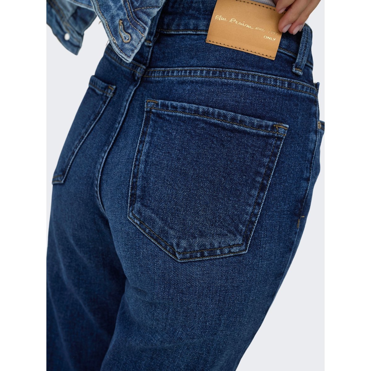Jean Coupe Droite dark blue denim, ONLY