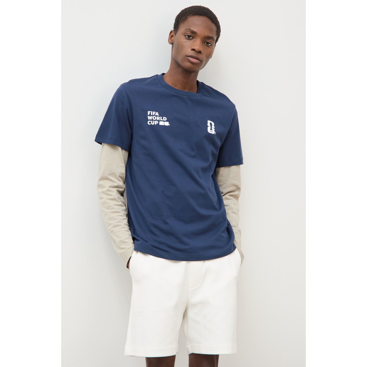 T-shirt officiel FIFA 2026™ bleu marine, BONOBO