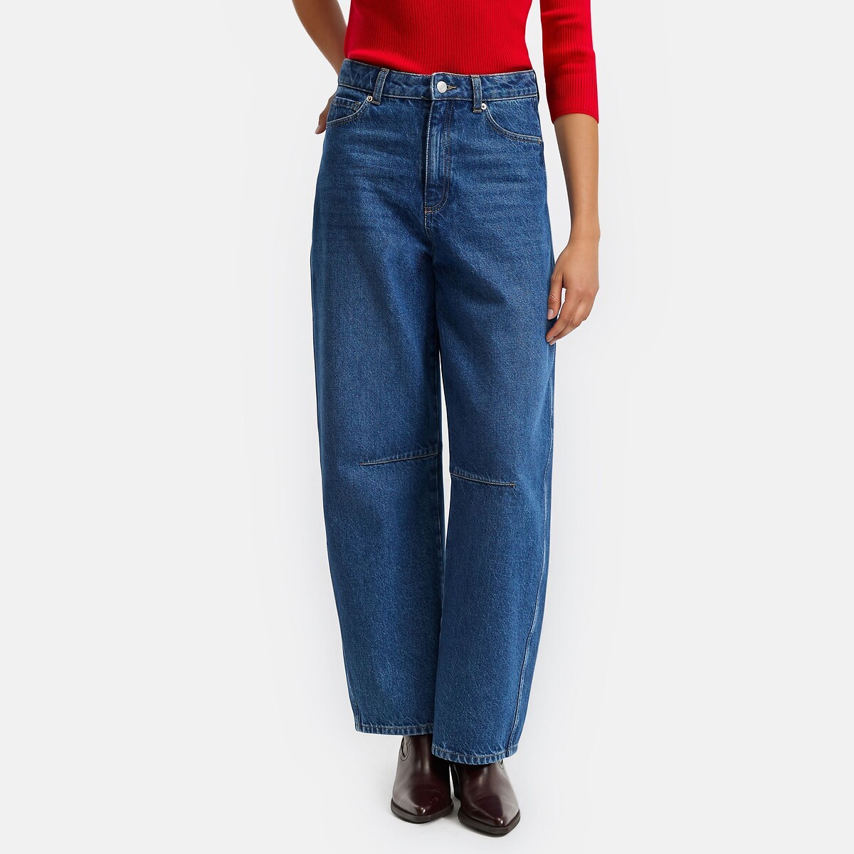 Jean large barrel, Signature, ARMIDE bleu stone, LA REDOUTE COLLECTIONS