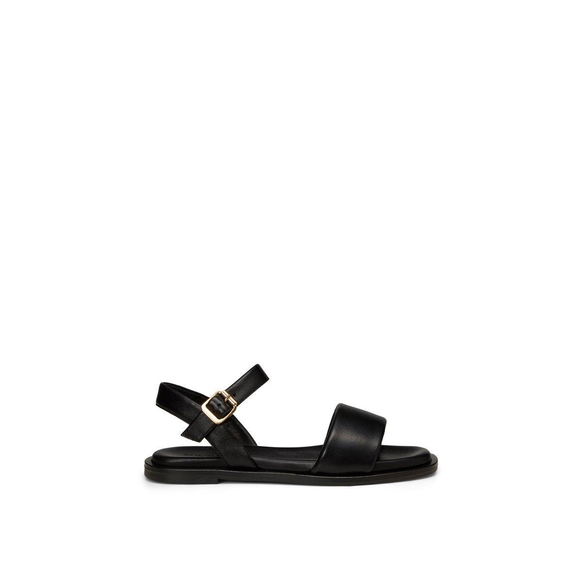Sandale modèle Marit en cuir de chèvre souple schwarz, MARC O'POLO
