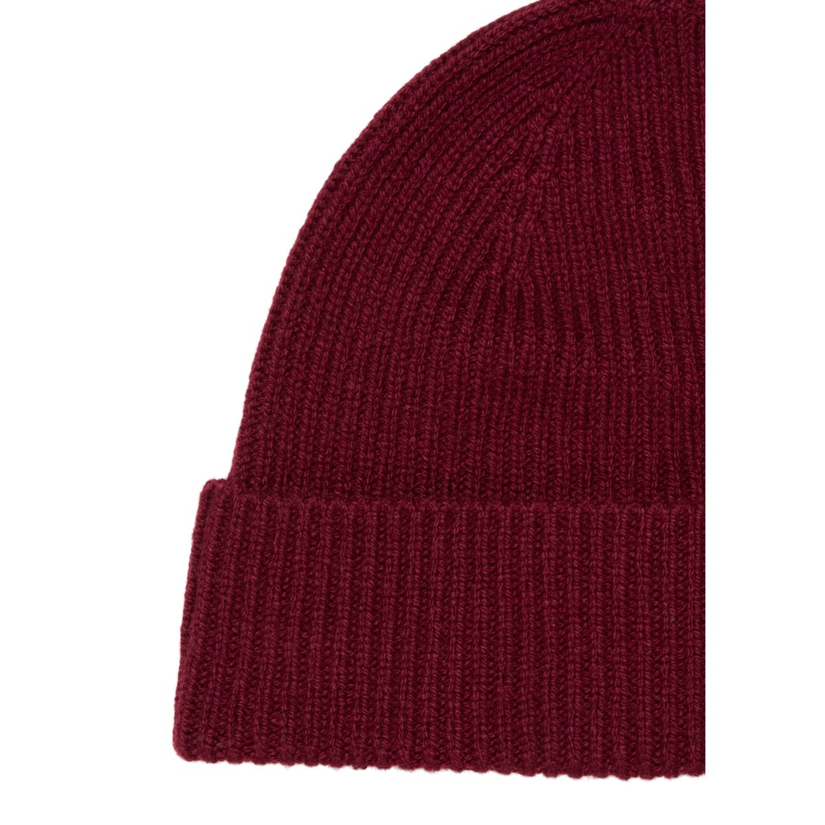 bonnet tricoté en laine mérinos fine rouge, MARC O’POLO DENIM