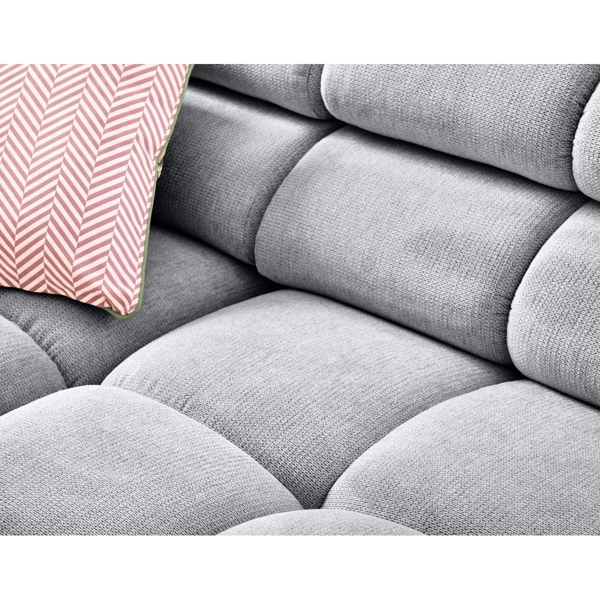 Canapé d'Angle droit 4 places - MATERA gris, BEST MOBILIER
