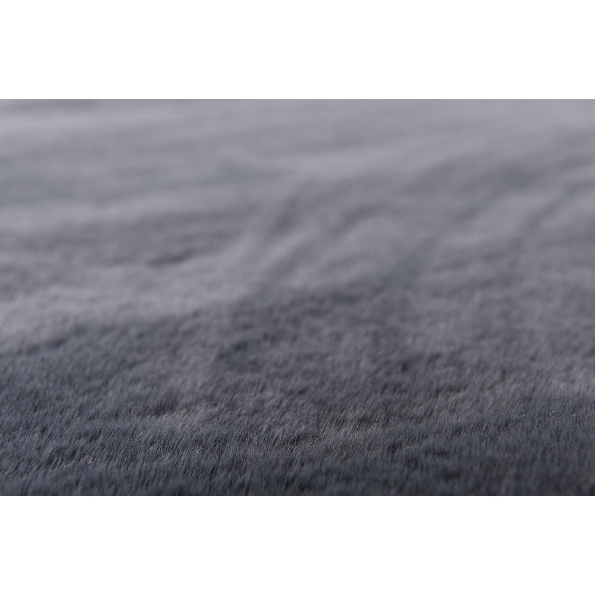 Tapis moelleux tissé en polyester - CHIARA anthracite, GINO FALCONE