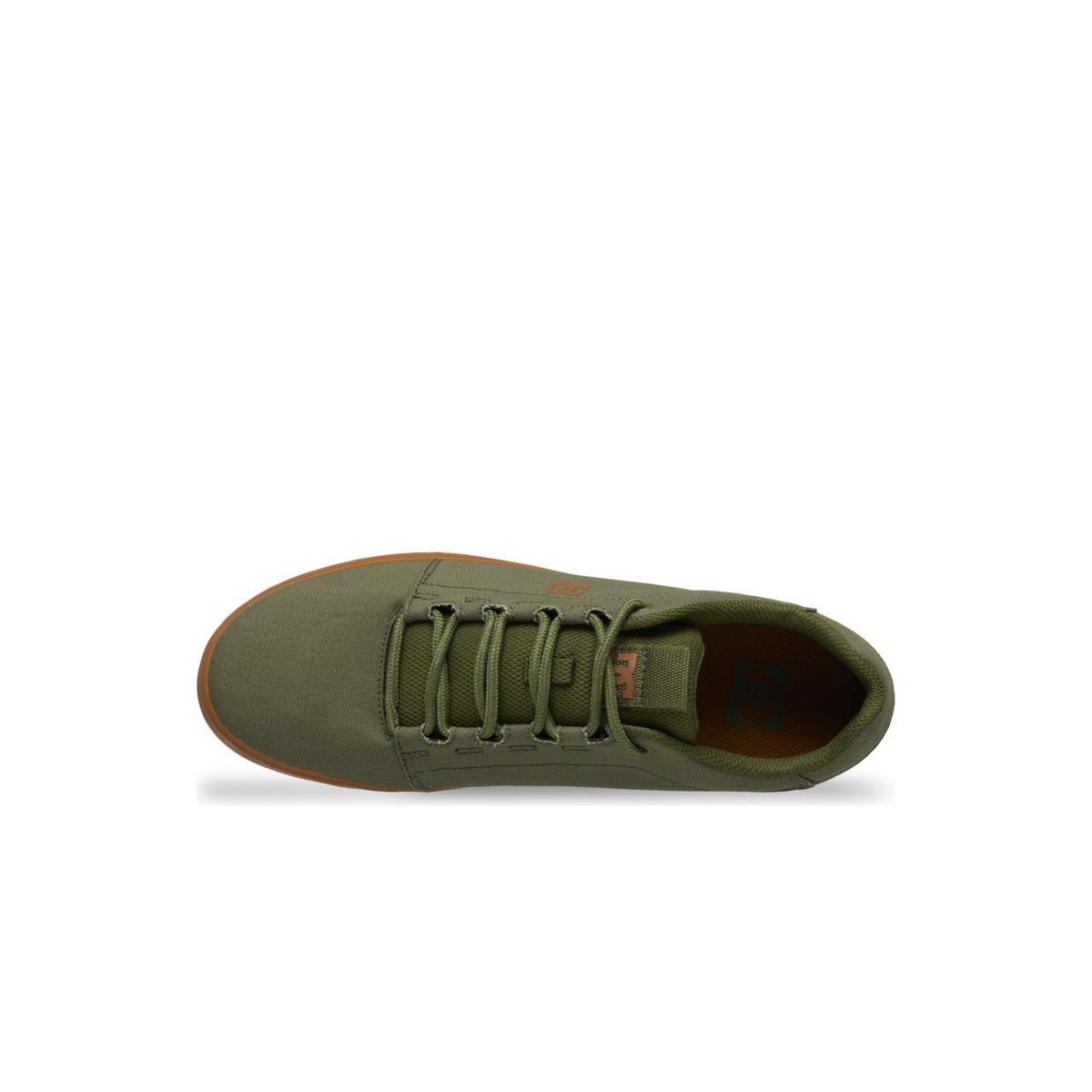 Chaussures en cuir HYDE. vert dark olive, DC SHOES