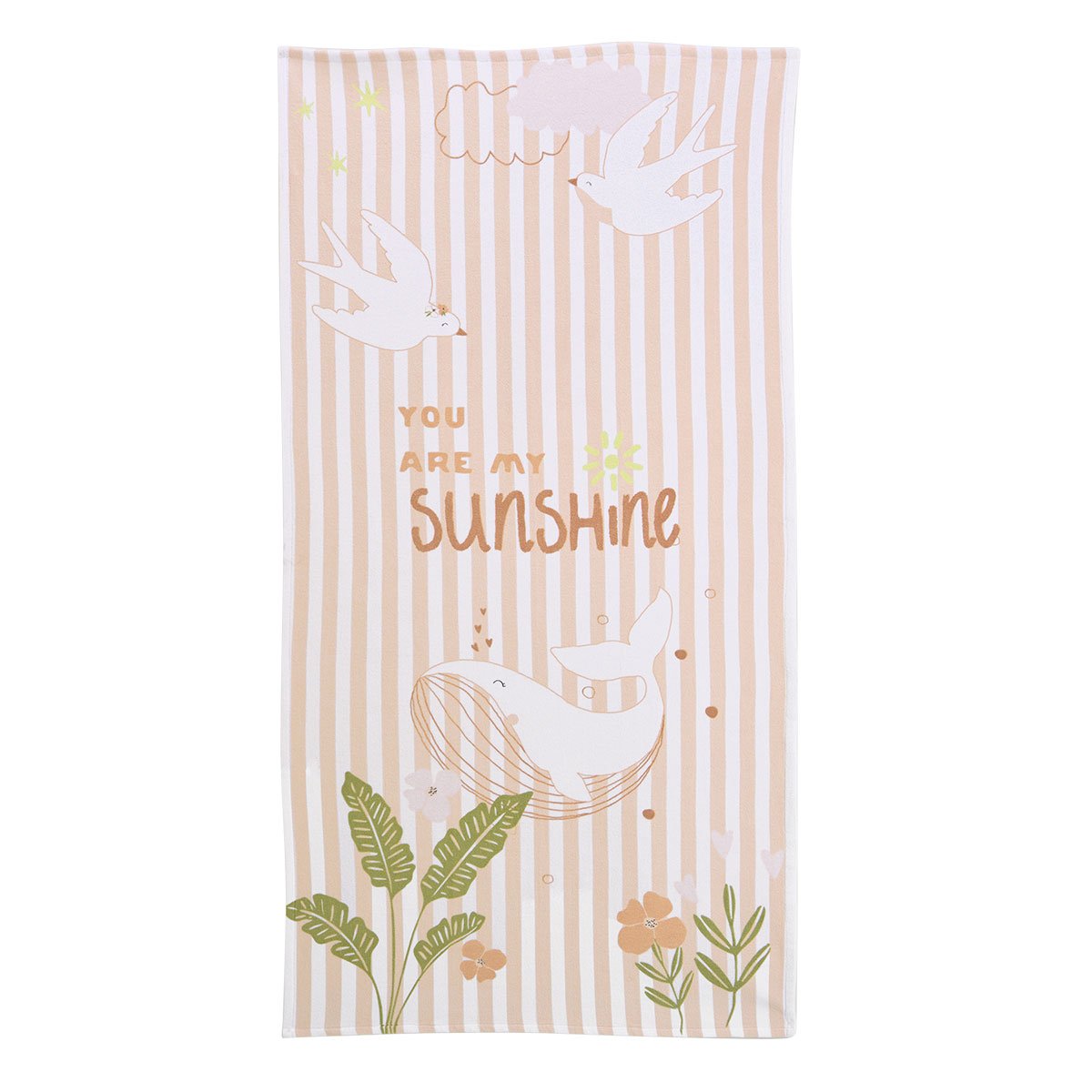 Serviette de bain bébé Honfleur corail, PETIT BEGUIN