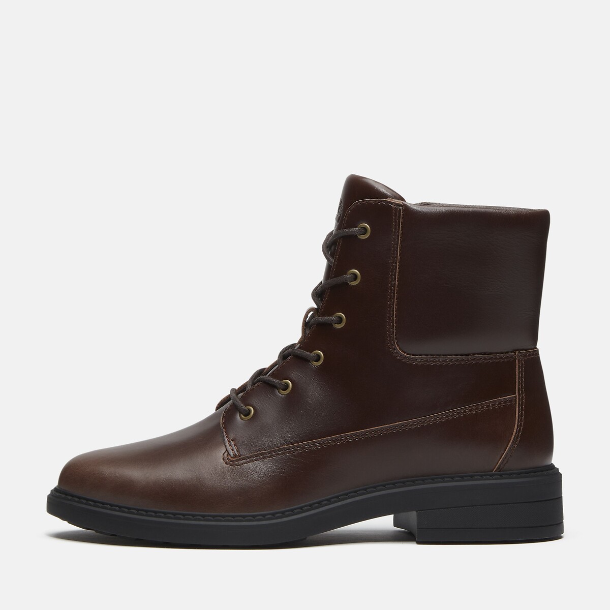 Schnürstiefeletten aus Leder, STORMBUCKS MID LACE dunkelbraun, TIMBERLAND