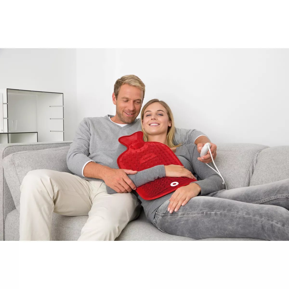 Coussin chauffant design bouillotte rouge, BEURER