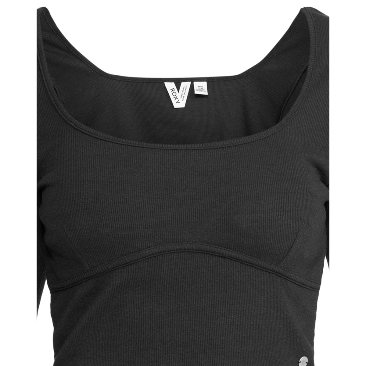 Crop top à manches longues PRETTY PLEASE. noir phantom, ROXY