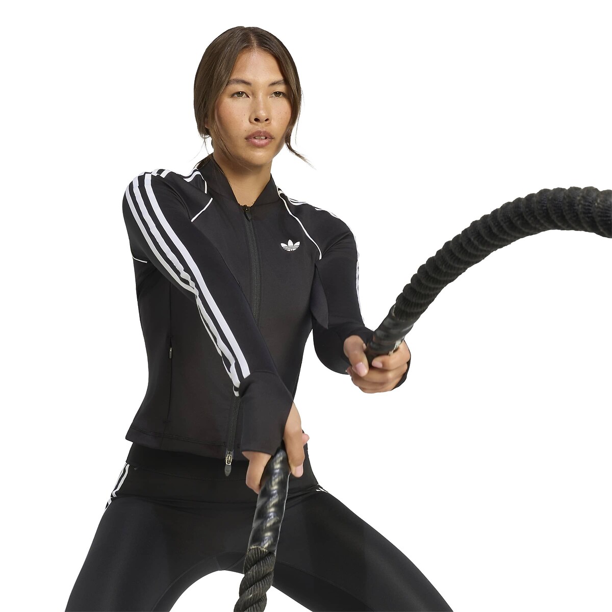 Veste de sport zippée noir, adidas Originals